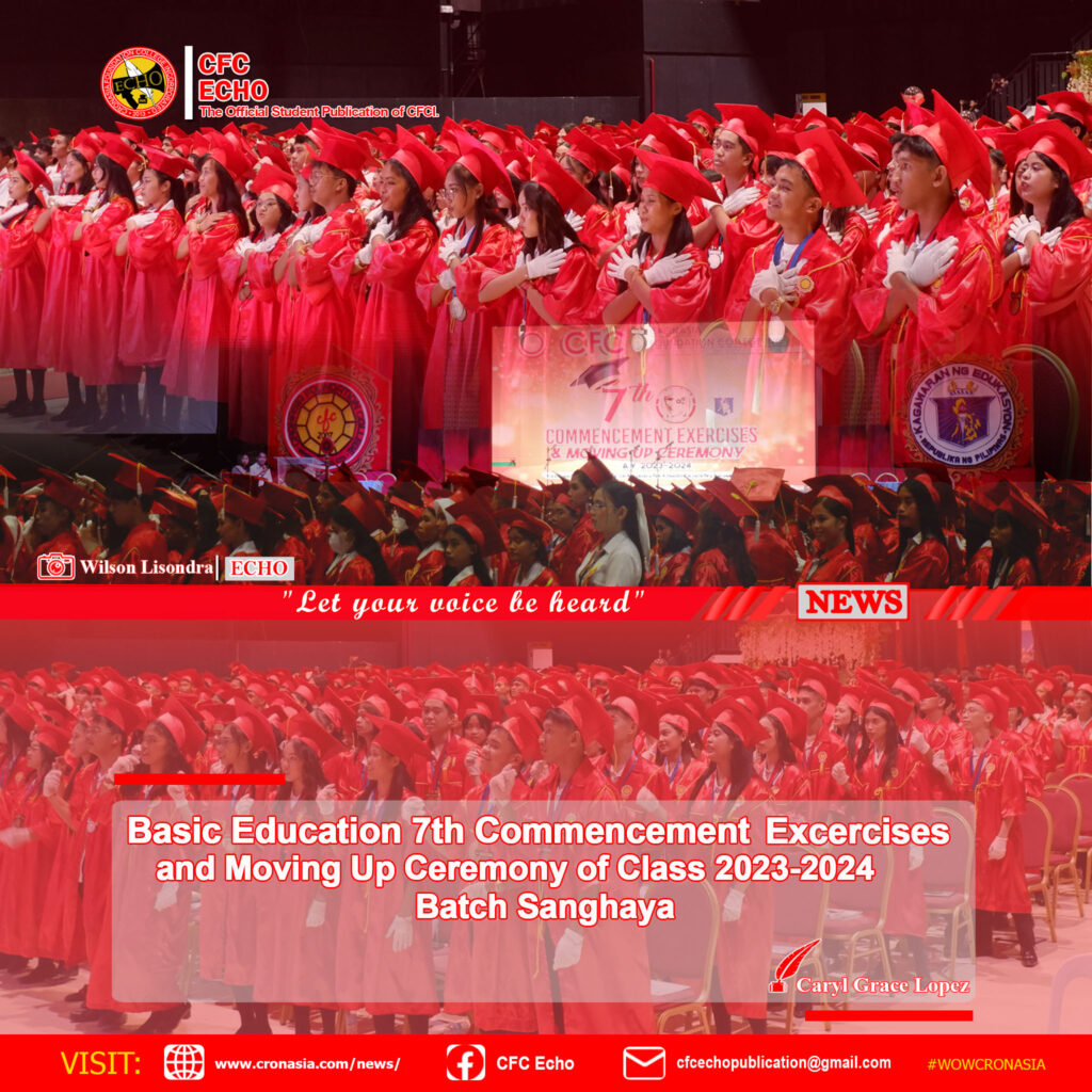 Basic Education 7th Commencement Exercises and Moving Up Ceremony of Class 2023-2024 BATCH SANGHAYA